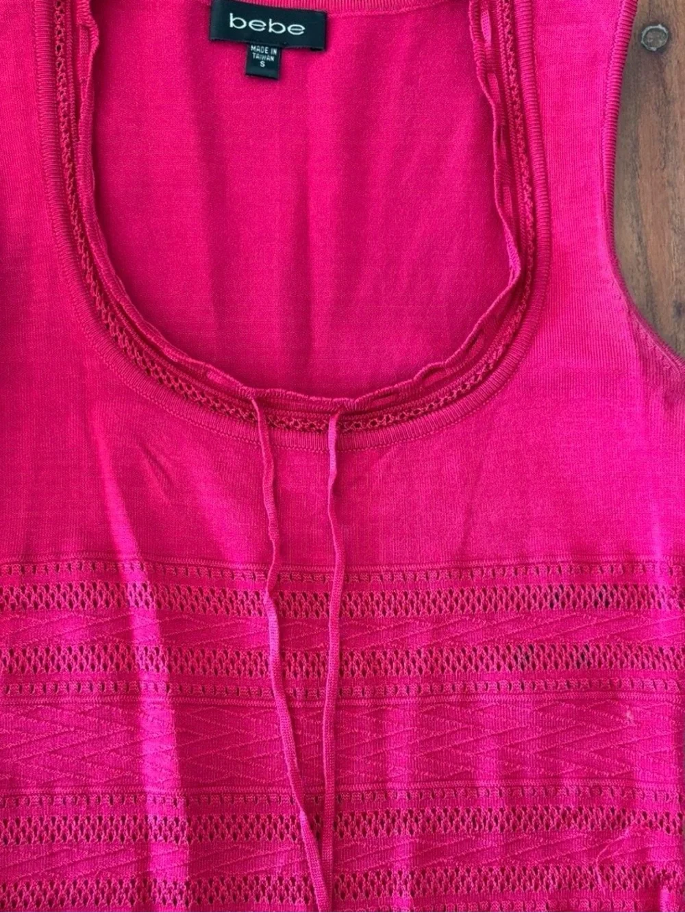 Vintage Y2K Bebe mini dress - Hot pink - Picture 4 of 5